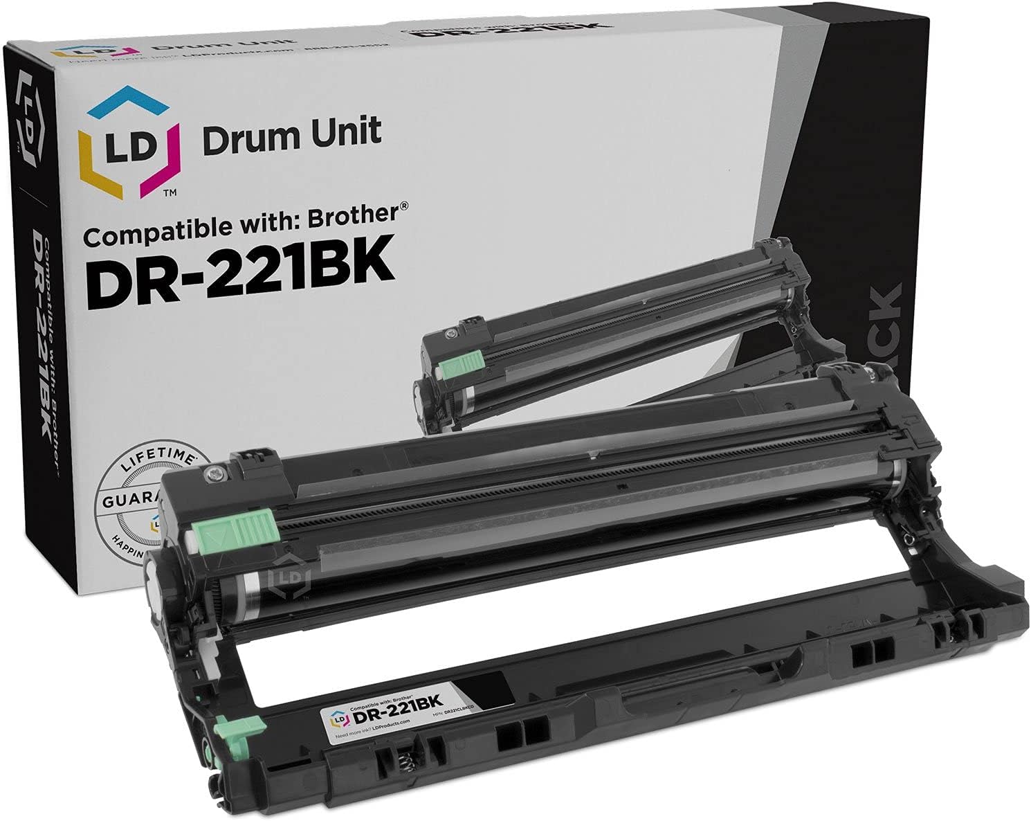 LD Products Compatible Drum Unit Replacement for Brother DR221 DR221BK