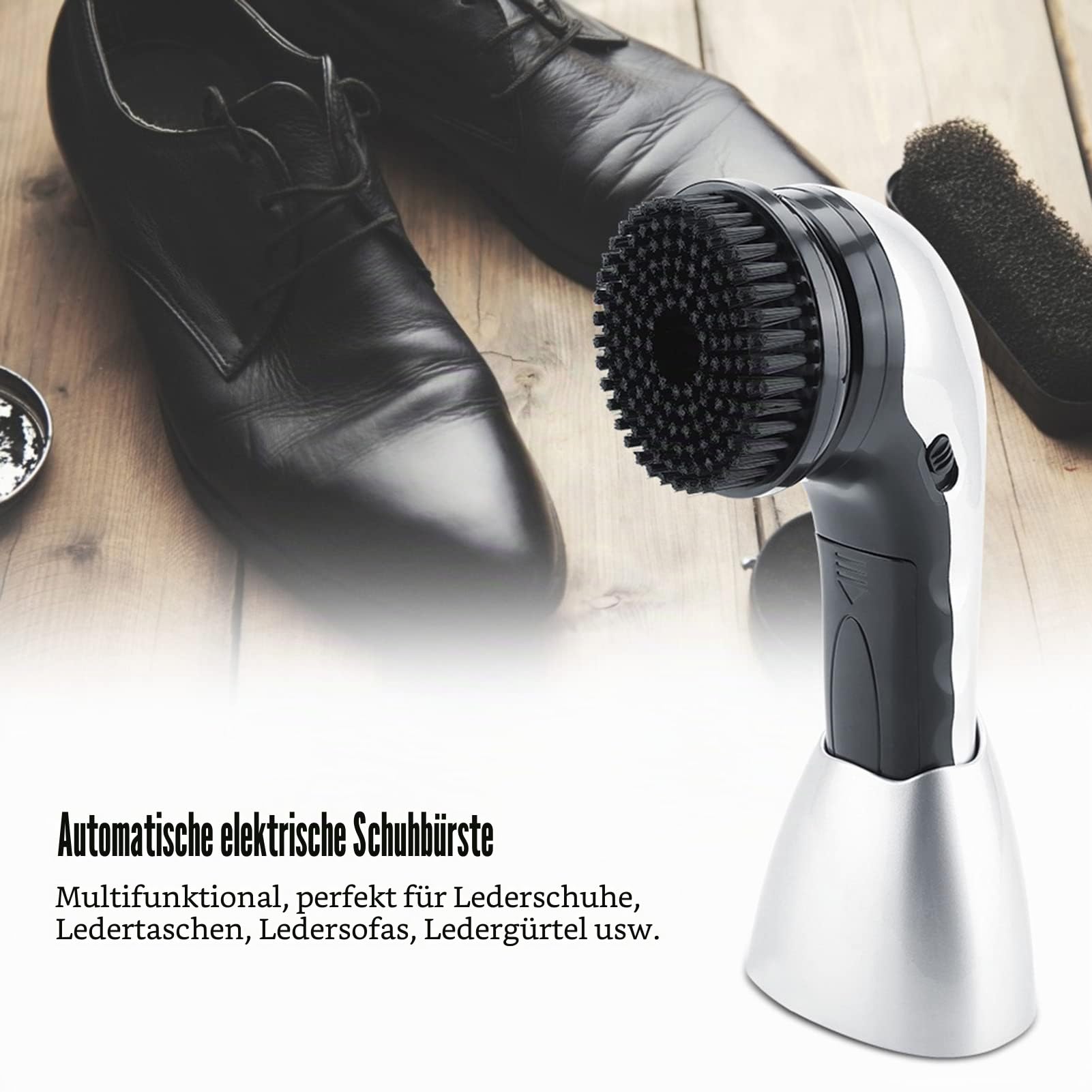 Elektrische Schuhbürsten Schuhtrockner Schuhputzer Elektrische Schuh Polierer Bürste tragbar Schuhcreme Maschine Reinigungsbürste Kit 220 V EU-Stecker