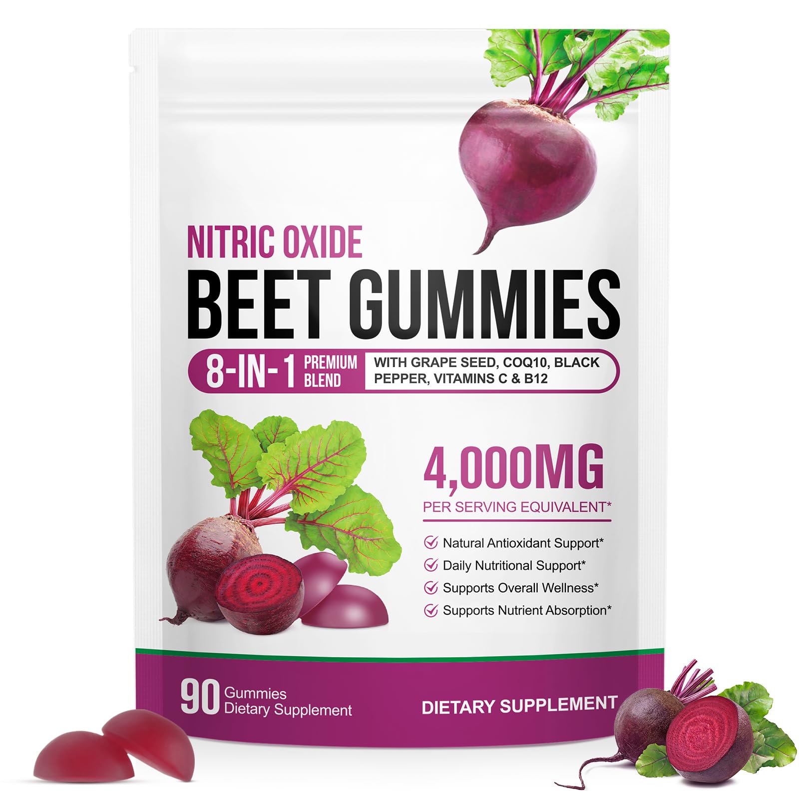 Zero Sugar 8 in 1 Beet Root Gummies