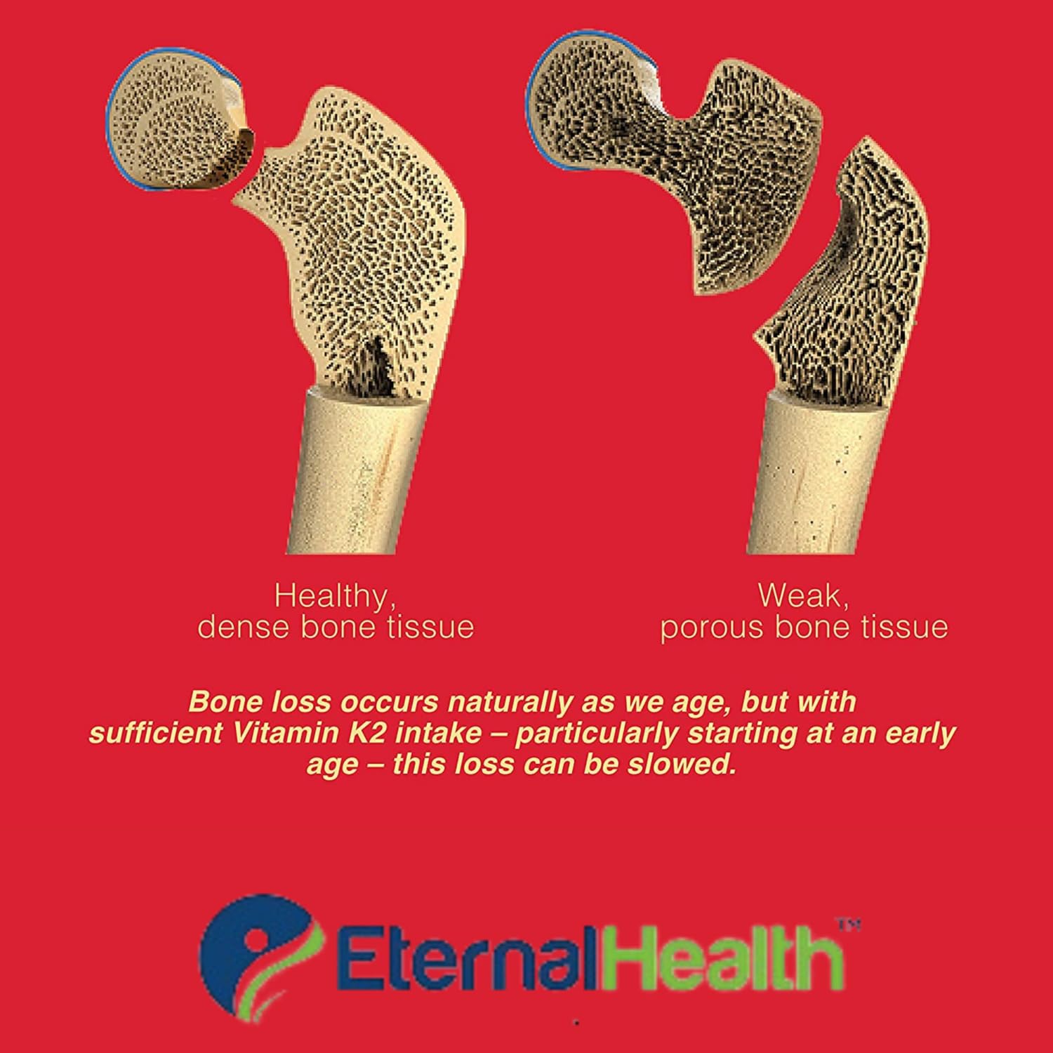 EternalHealth Vitamin K2 as MK-7, High potency form of K2-180 Vegetable Capsules 3