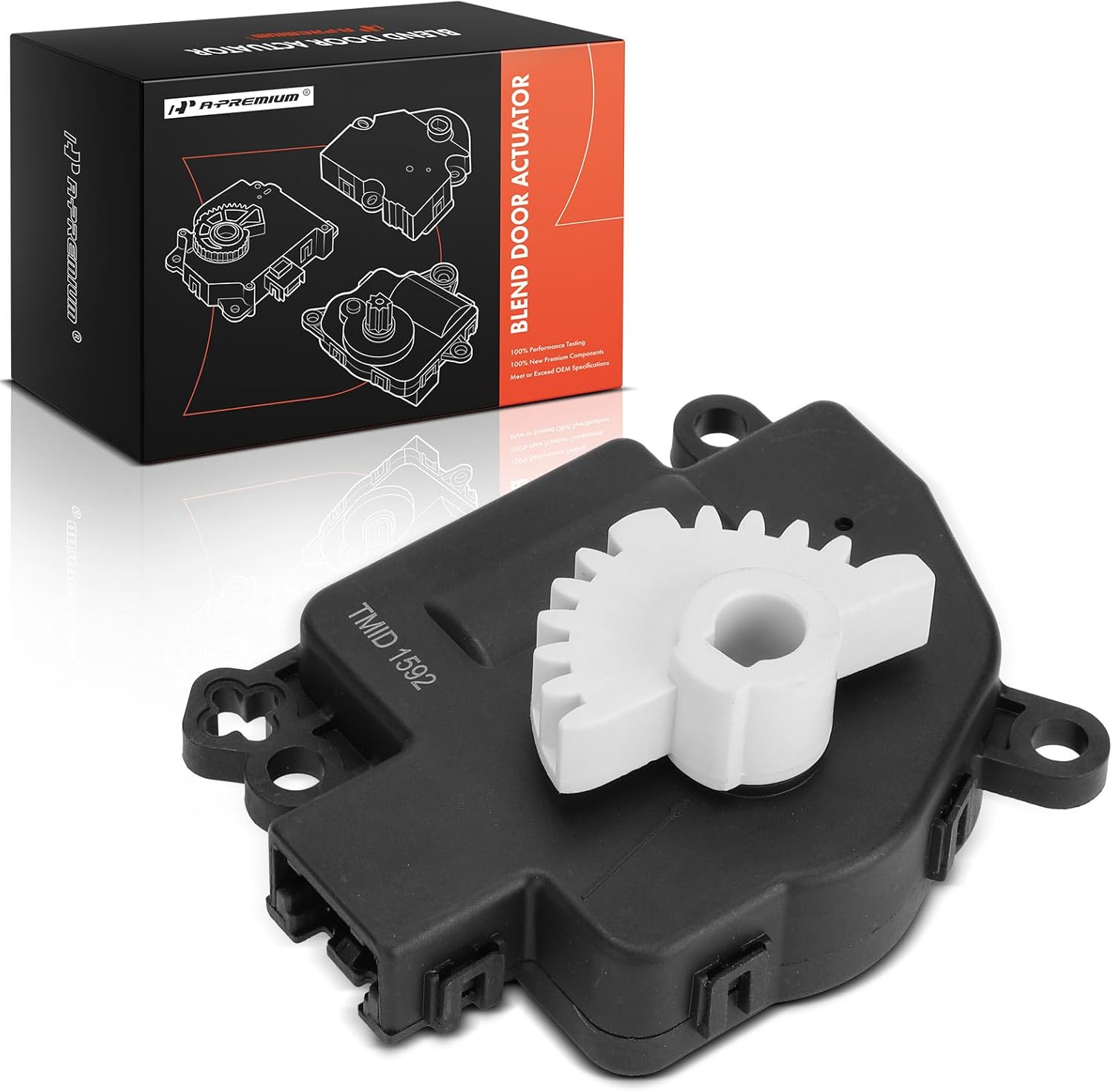 A-Premium HVAC Heater Blend Door Actuator Compatible with Ford Fiesta 2014-2019, EcoSport 2018-2022, Main, Temperature