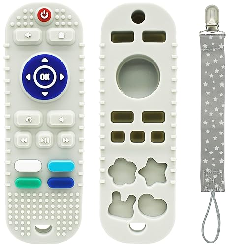 Miniatura 7 de Llaves de dentición para bebés de 6 a 12 meses, juego combinado de llaves góticas para automóvil, mordedor para bebé, controlador remoto de juguete