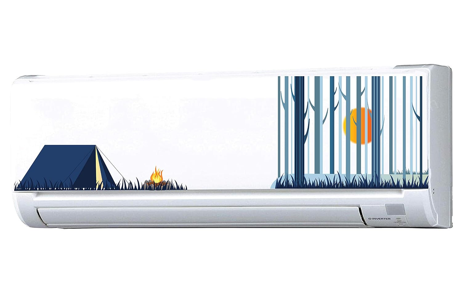 Ac Flying Sticker Buy VVWV Winter Camping Split AC Sticker Air Conditioner Printed ...