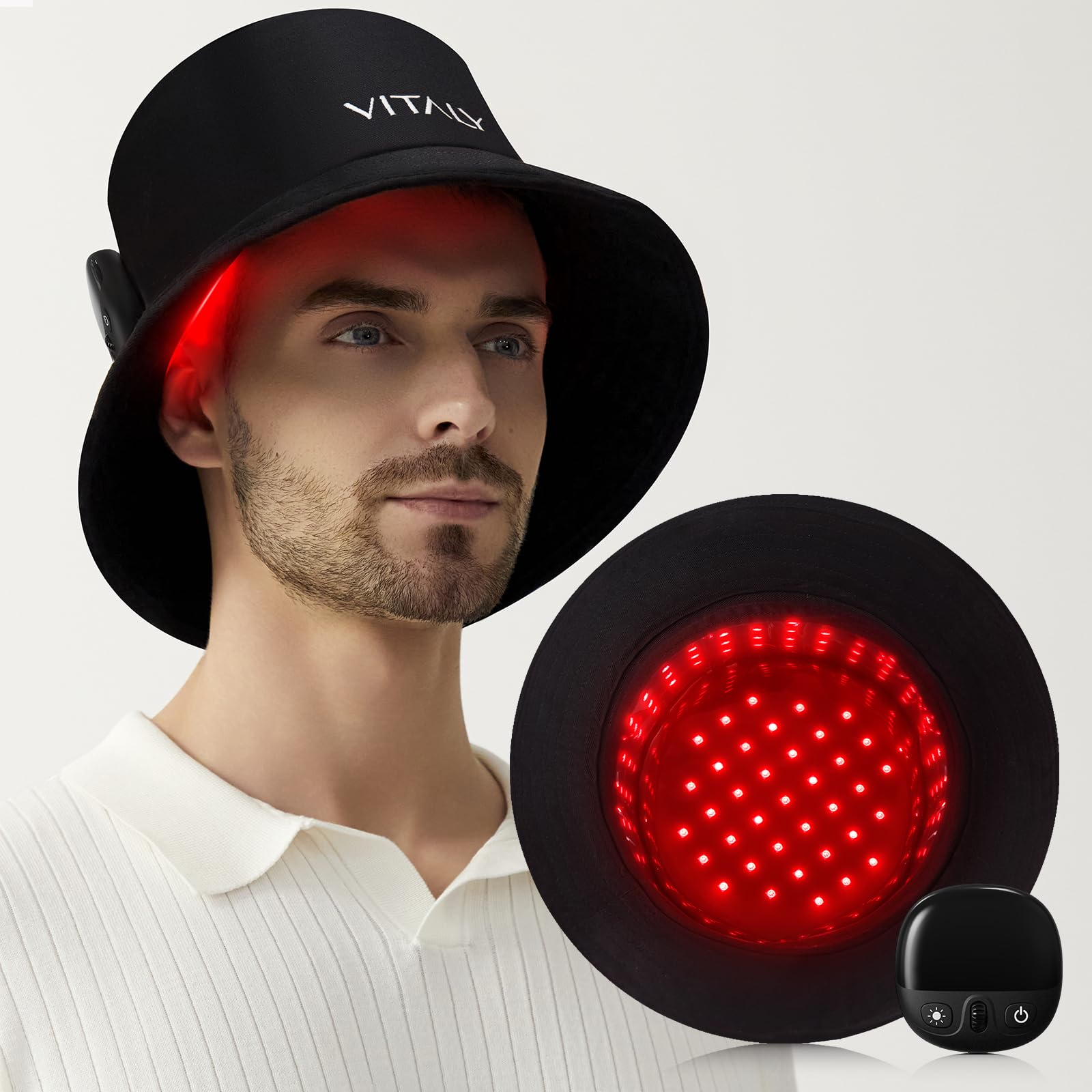 Photo 1 of Red Light Therapy for Hair Growth, Red Light Cap for Hair Regrowth Black