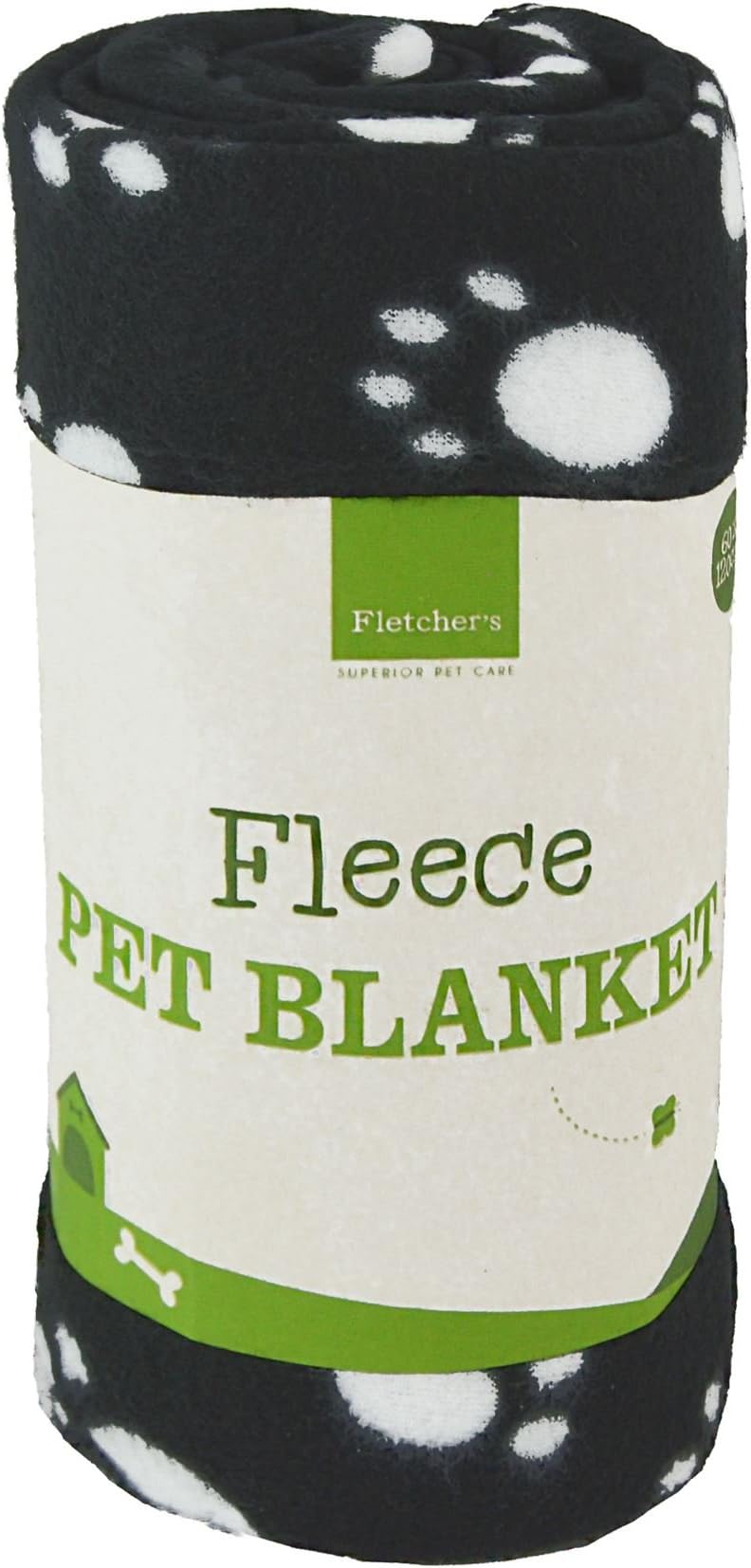 LOT SHOP P11 Black Pack of 2 Pet Blanket