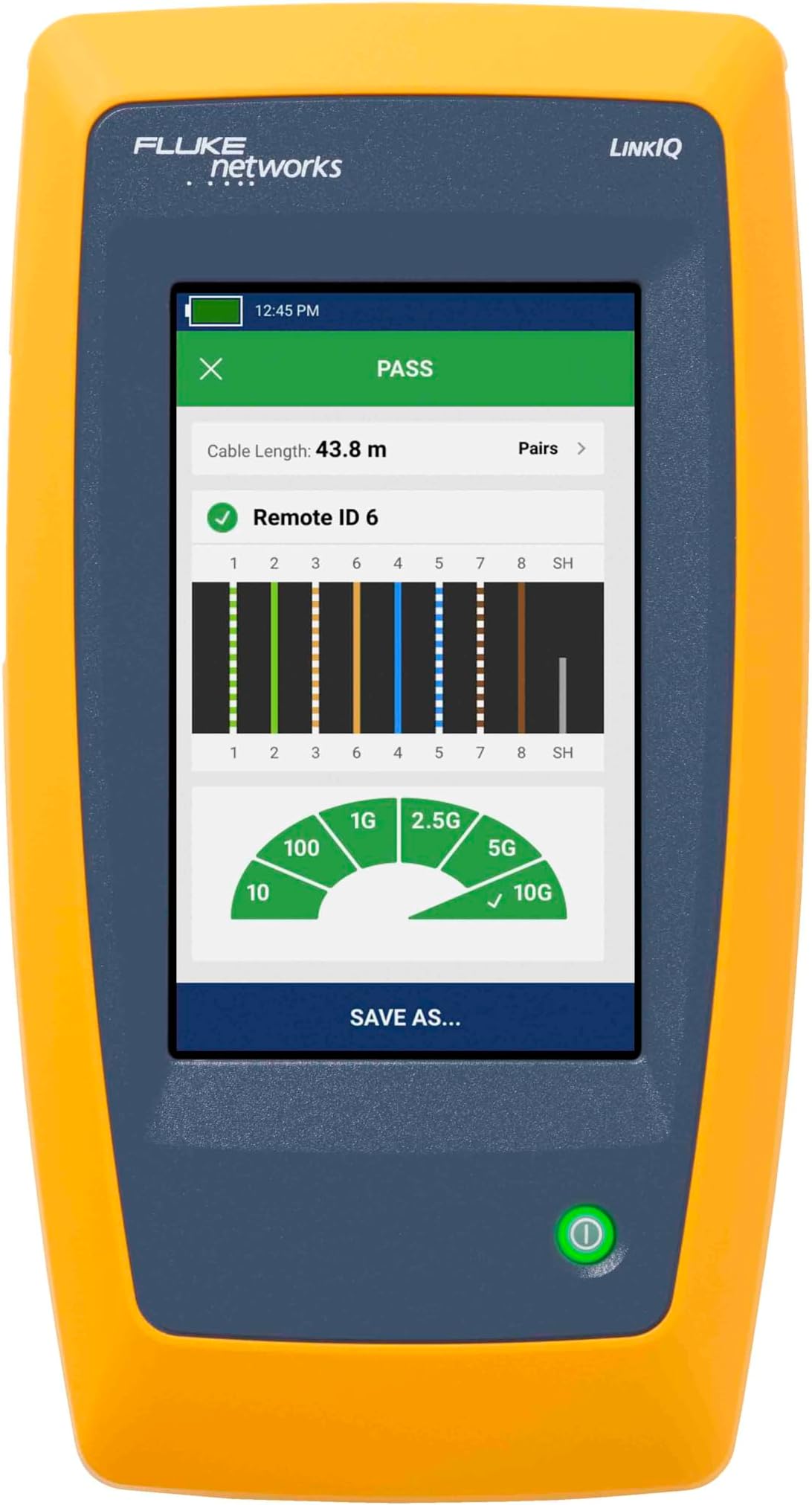 - Fluke Networks LIQ-100 LinkIQ Cable + Network Tester