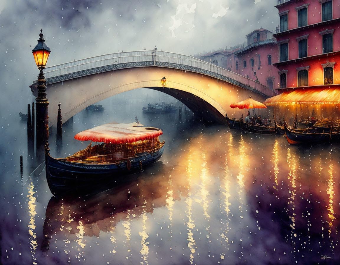 Affiches sur toile 58 x 90 cm Rialto Bridge impression haute définition
