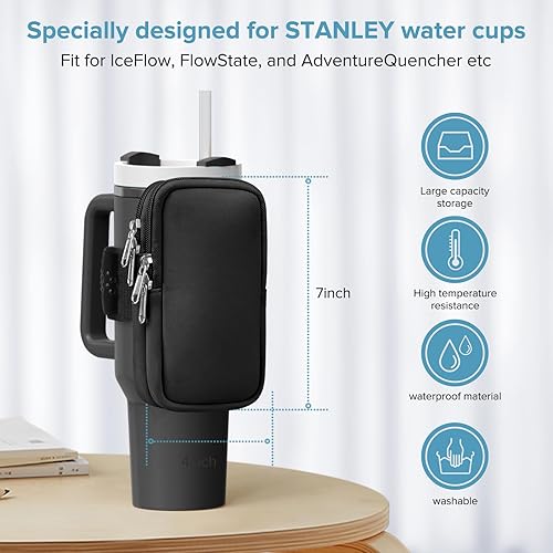 Miniatura 3 de RPMTUK Bolsa de botella de agua para Stanley Cup 40oz 30oz
