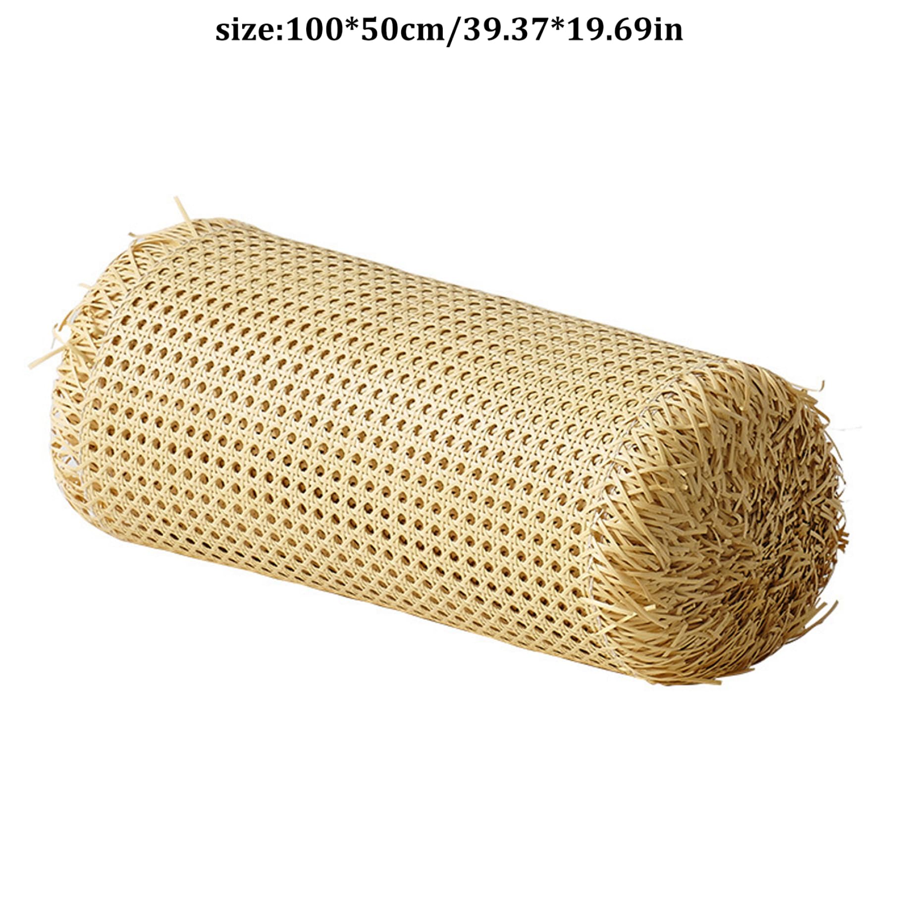 Rotolo di Rattan Canna di Plastica Rotolo di Fettuccia In Rattan Rete Intrecciata Rete Impermeabile Sedia In Vimini Viennese Per Progetti Fai da Te 0,5x1 M