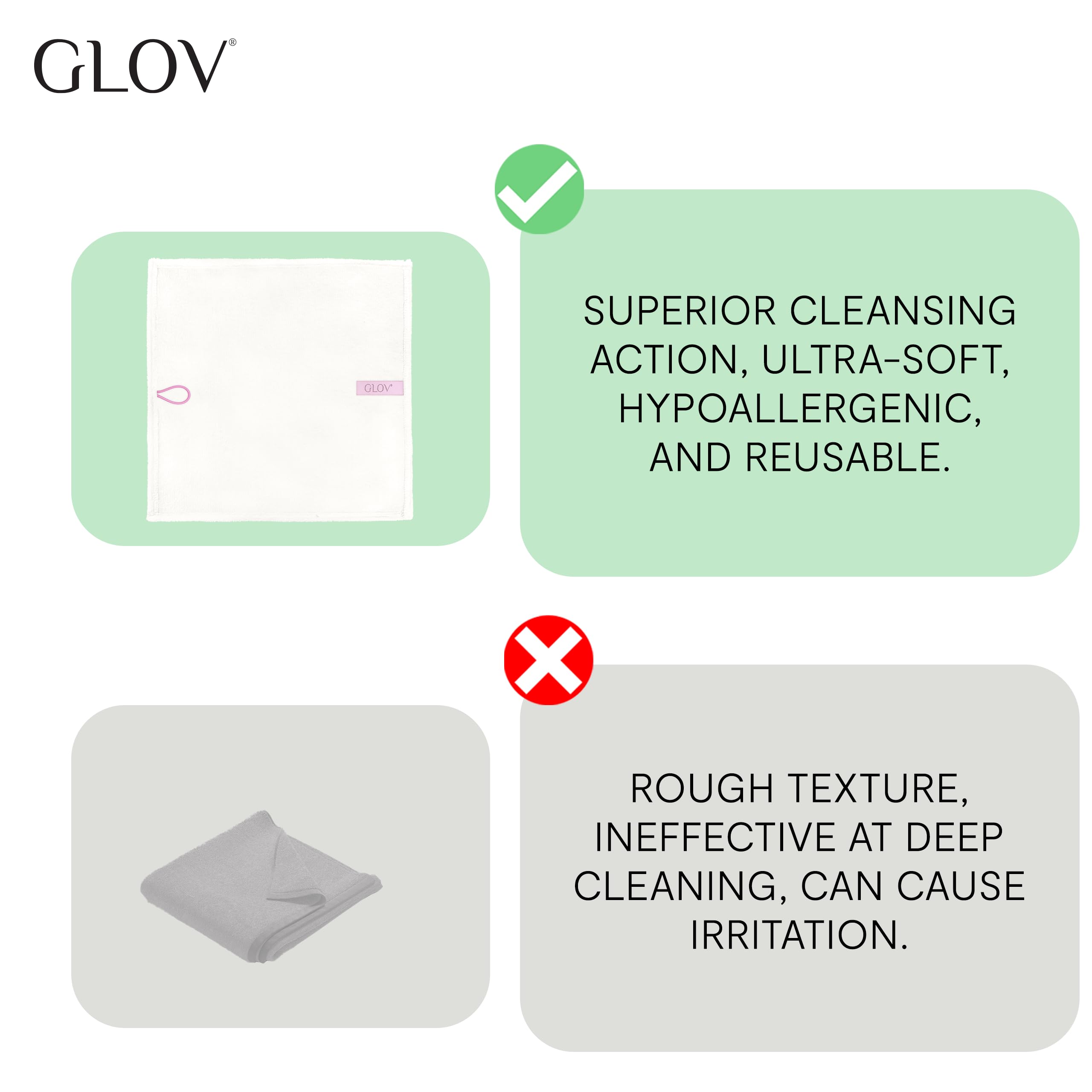 GLOV Bundle Bellezza Naturale Panni e Spazzola per Corpo