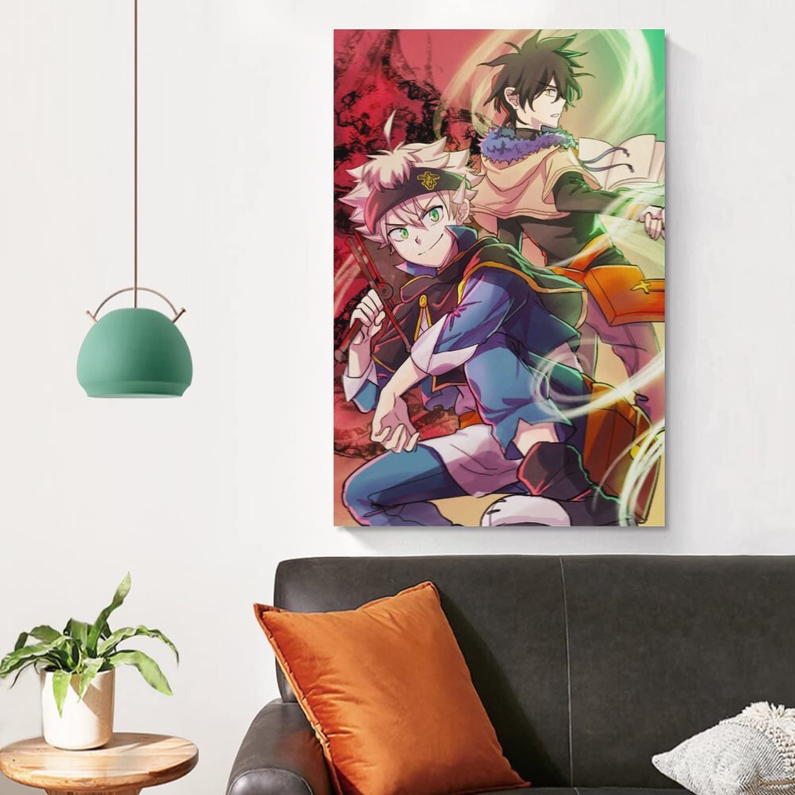 Amazon.co.jp: Anime Black Clover Yuno Grinbeller & Asta HD