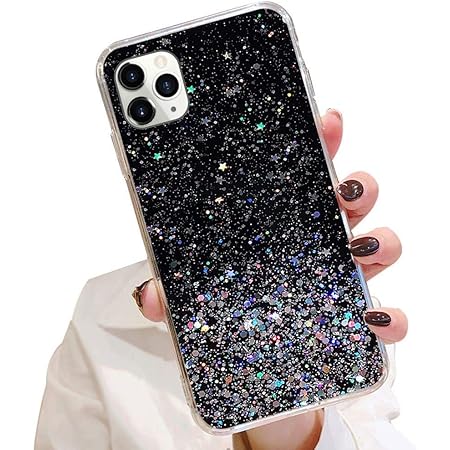 Lchulle Black Girls Case Design For Iphone 12 Pro Max Glitter Cover Paillette Case Sparkle Bling Protective Case Clear Tpu Bumper Silicone Case Back Cases Cover For Iphone 12 Pro Max Amazon Co Uk