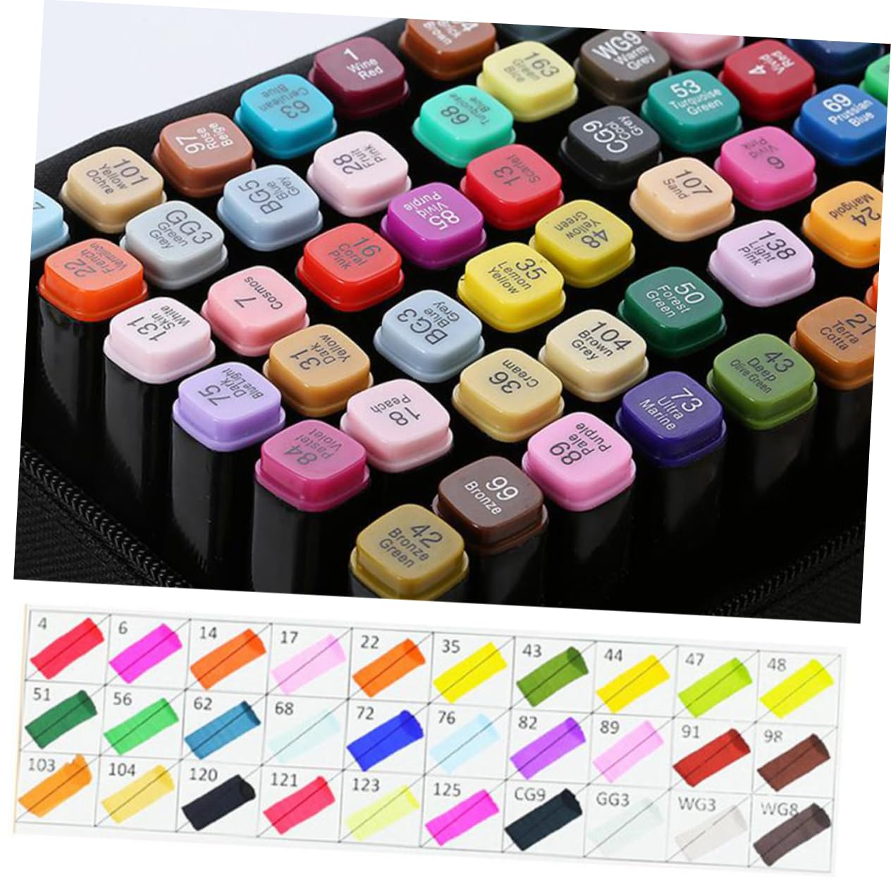 STOBOK Pennarelli Colorati Doppia Punta da Testina Idrosolubile Solvente per Acqua per Disegno Pittura e Attività Creative per Ragazzo Ragazza e Studenti