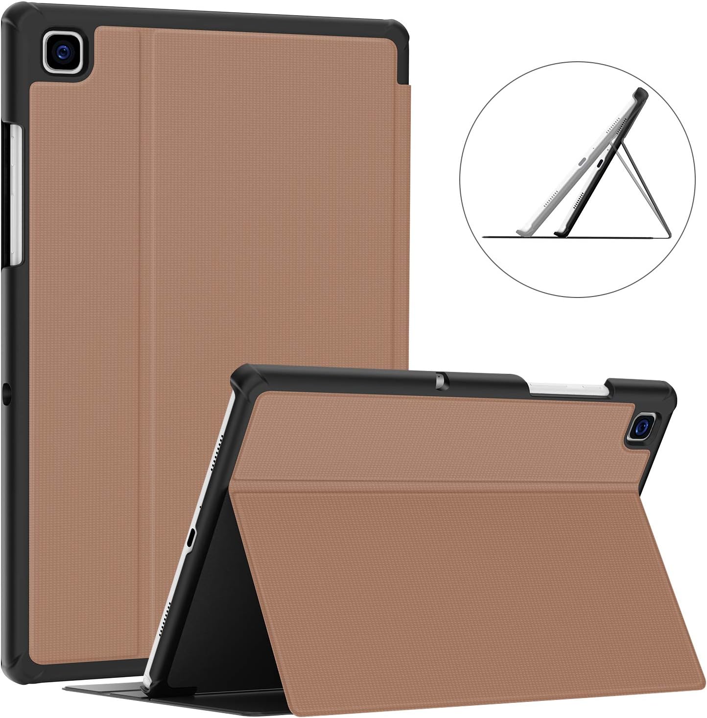 Soke Samsung Galaxy Tab A7 10.4 Case 2020, Premium Shock Proof Stand Folio Case,Multi- Viewing Angles, Hard TPU Back Cover for Samsung Galaxy Tab A7 10.4 inch Tablet [SM-T500/T505/T507],Rose Gold