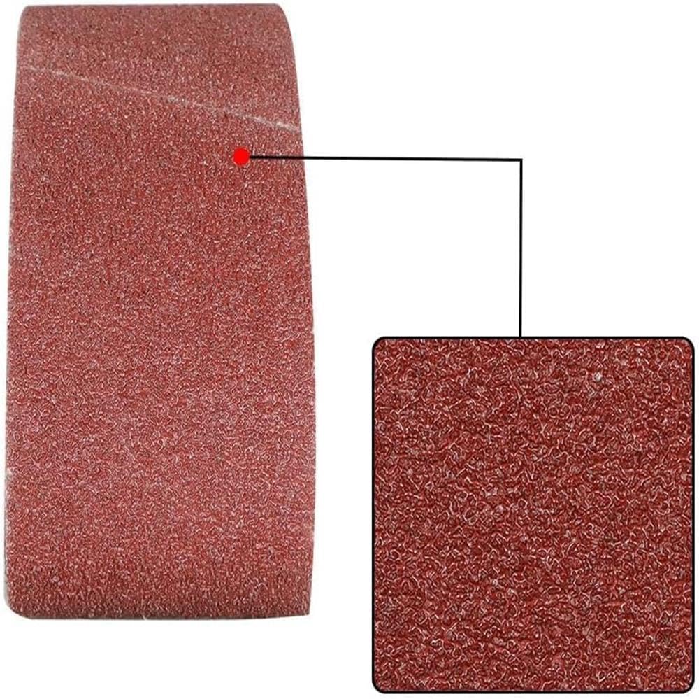 12PCS Grit Belt Sander Paper Sandpaper 4x24" Sanding Belts 80 120 150 240 400 US for Genuine for OEM Replacement