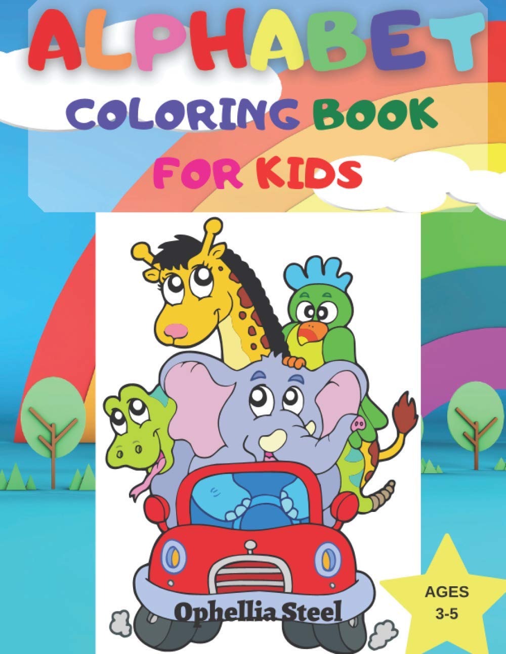 ALPHABET coloring book for kids: Fun children’s activity- Ages 3 to 5/Alphabet/Fun pages of letters /Pre-writing/ Activity workbook for toddler