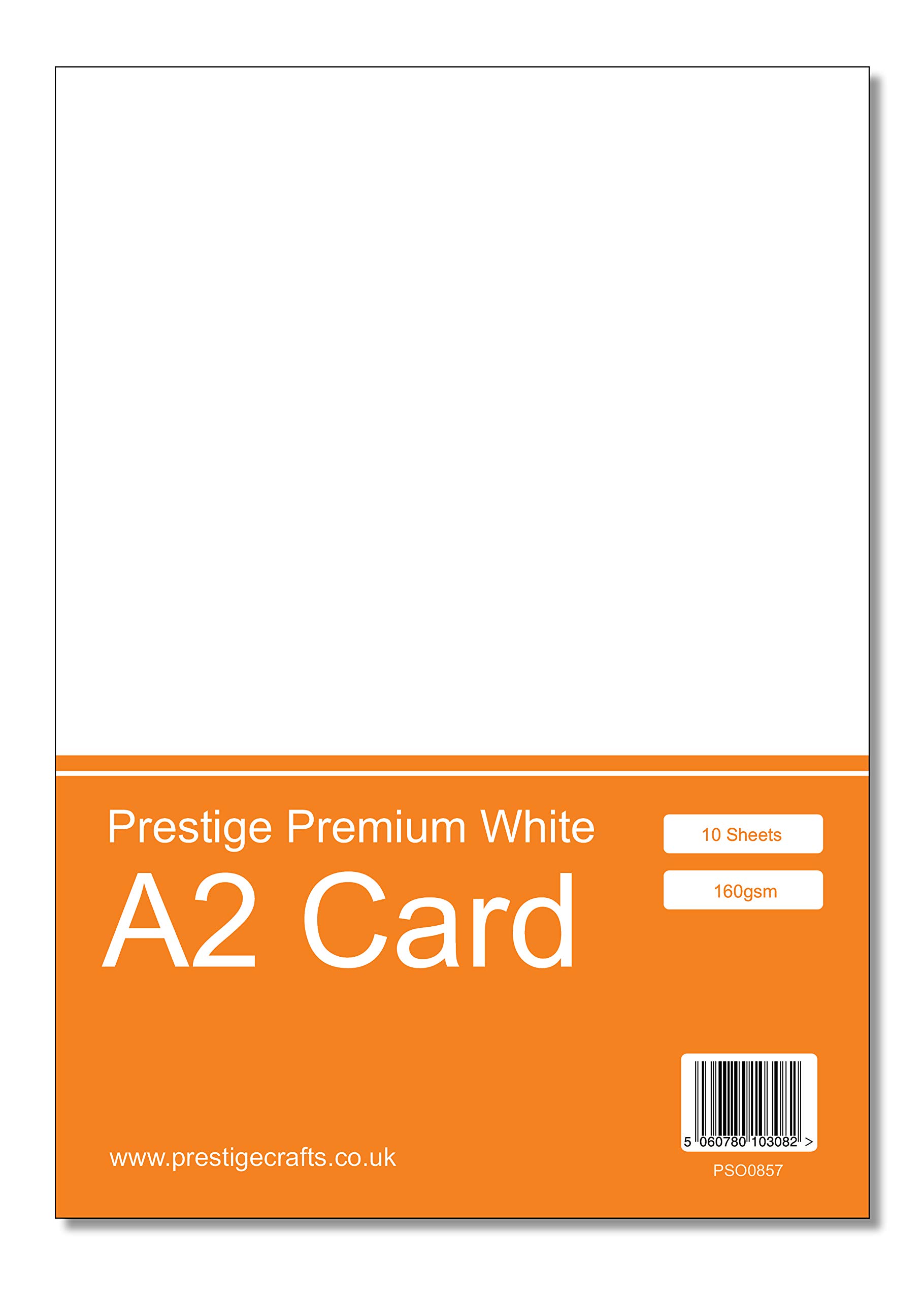 Prestige A2 White Craft Card - 160gsm - 10 Sheets