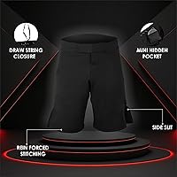 Vista 5 de ROAR-INT MMA Grappling Shorts Kickboxing Muay Thai Shorts BJJ Gym Training Running Athletic Shorts
