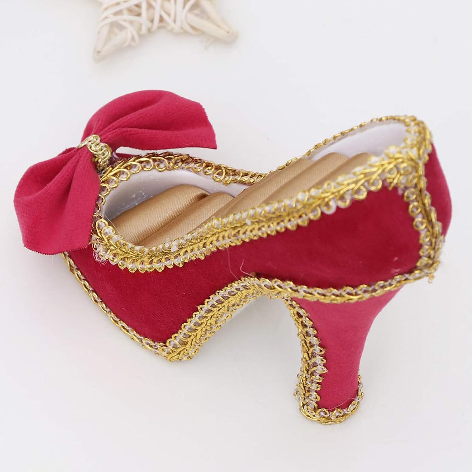 Decorative High Heel Shoe Shape Jewelry Display Stand Organizers Perfect for Rings Earrings Necklaces and Home Decors High Heel Rings Holder image 4