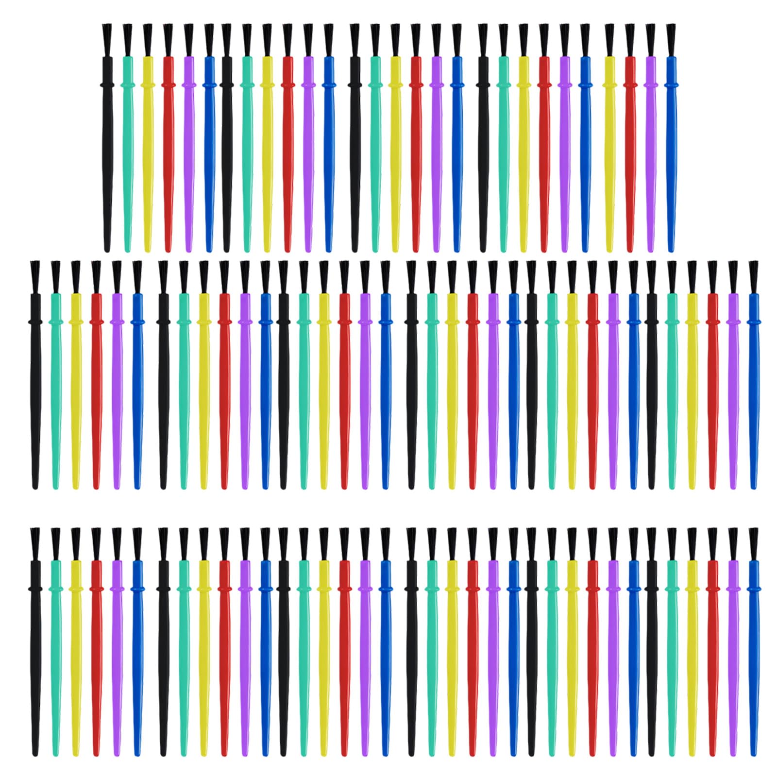 Kids Paint Brushes Bulk 100Pieces Assorted Colors for Artistic Drawing and Crafting Brush Pen Paintbrush Paint Brush