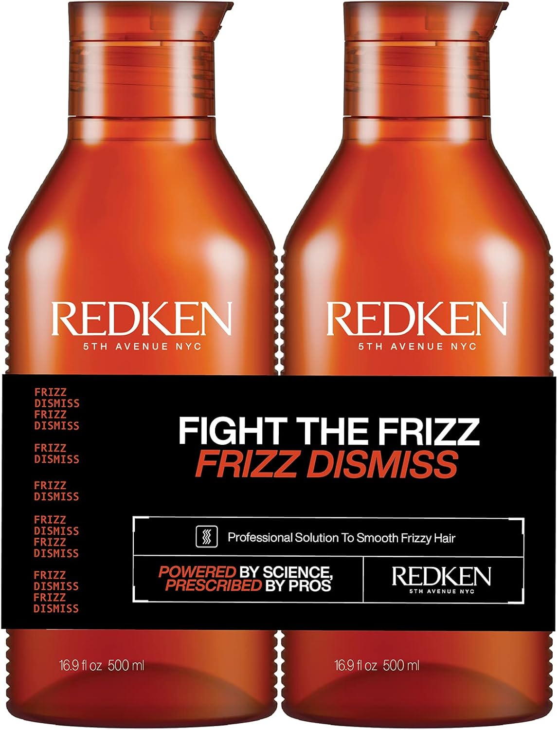 Redken Frizz Dismiss Shampoo & Conditioner Babassu Oil Adds Shine and