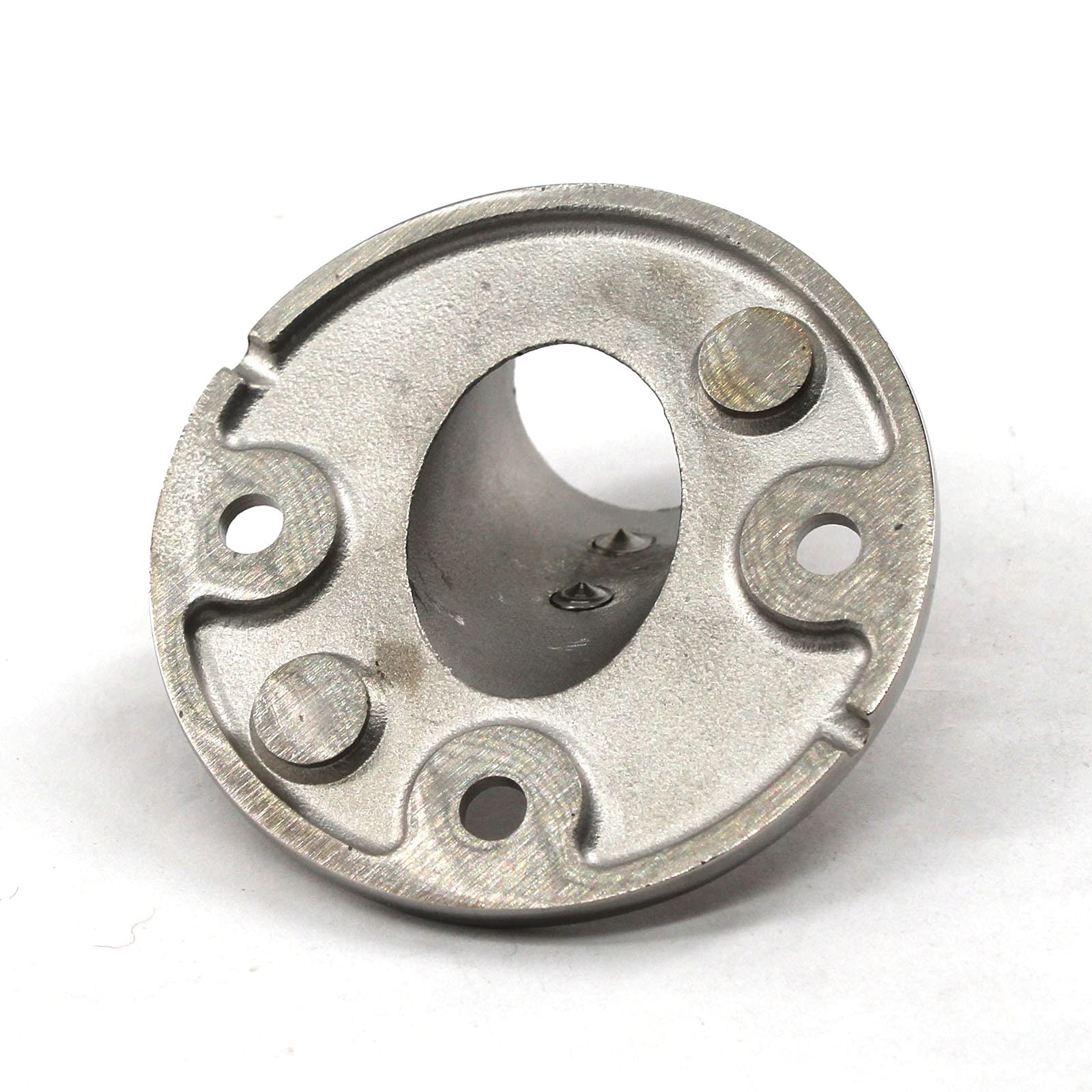 Zerniple Boat Railing Fittings Deck Hardware 316 Stainless Steel 45 Degree Tube Base Rod Flange Holder (pack of 2) - Image 4