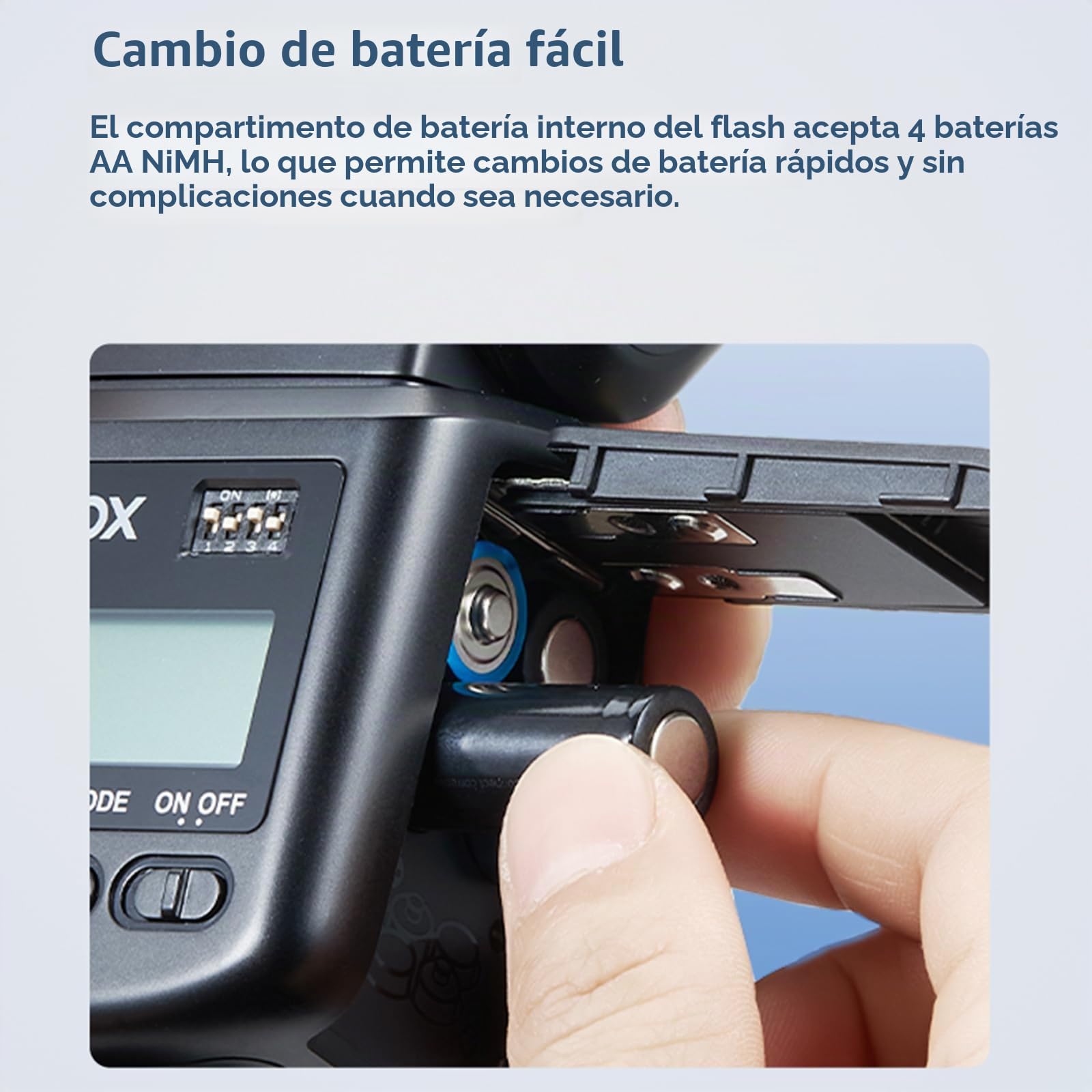 GODOX TT520III Speedlite - Flash de cámara con lanzador RT-16, 433 MHz inalámbrico flash GN33 S1/S2, control óptico, diseño de zapata de contacto único, funcionamiento con batería, compatible con