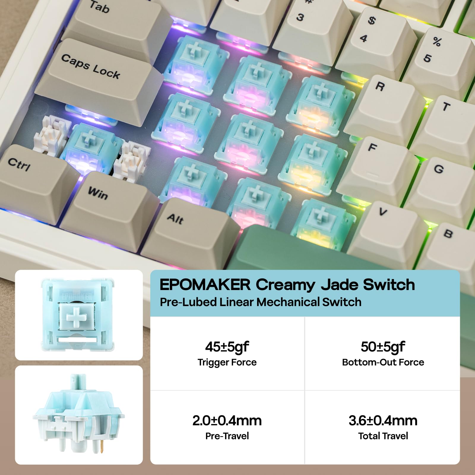 Amazon.in: Buy EPOMAKER RT82 Wireless Mechanical Gaming Keyboard