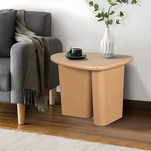 Miniatura 3 de KEVINSPACE Mesa auxiliar o auxiliar decorativa de 26 pulgadas, mesa auxiliar para sofá, mesita de noche para espacios pequeños, mesita de noche para
