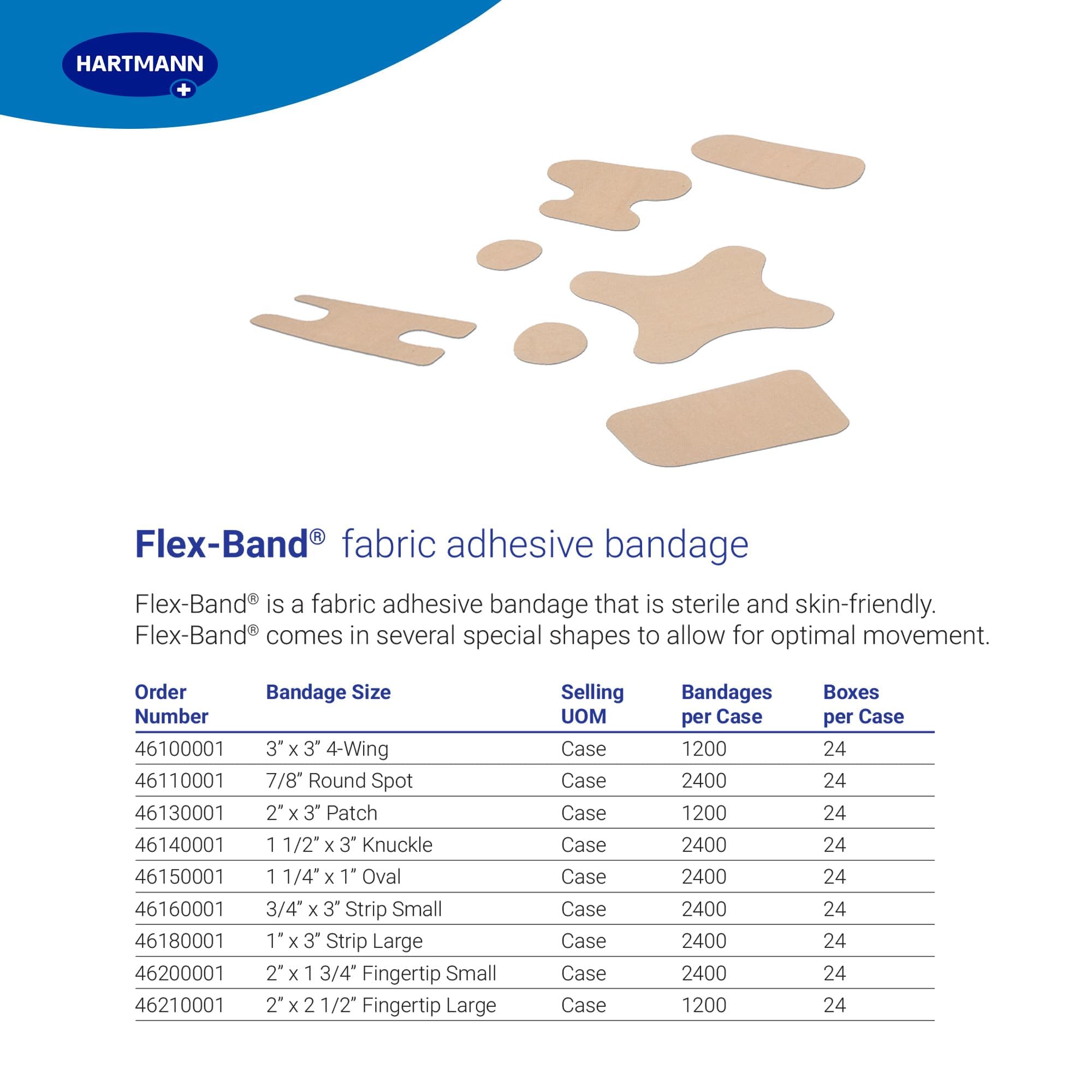 Hartmann Flex-Band Bandages - Oval -5