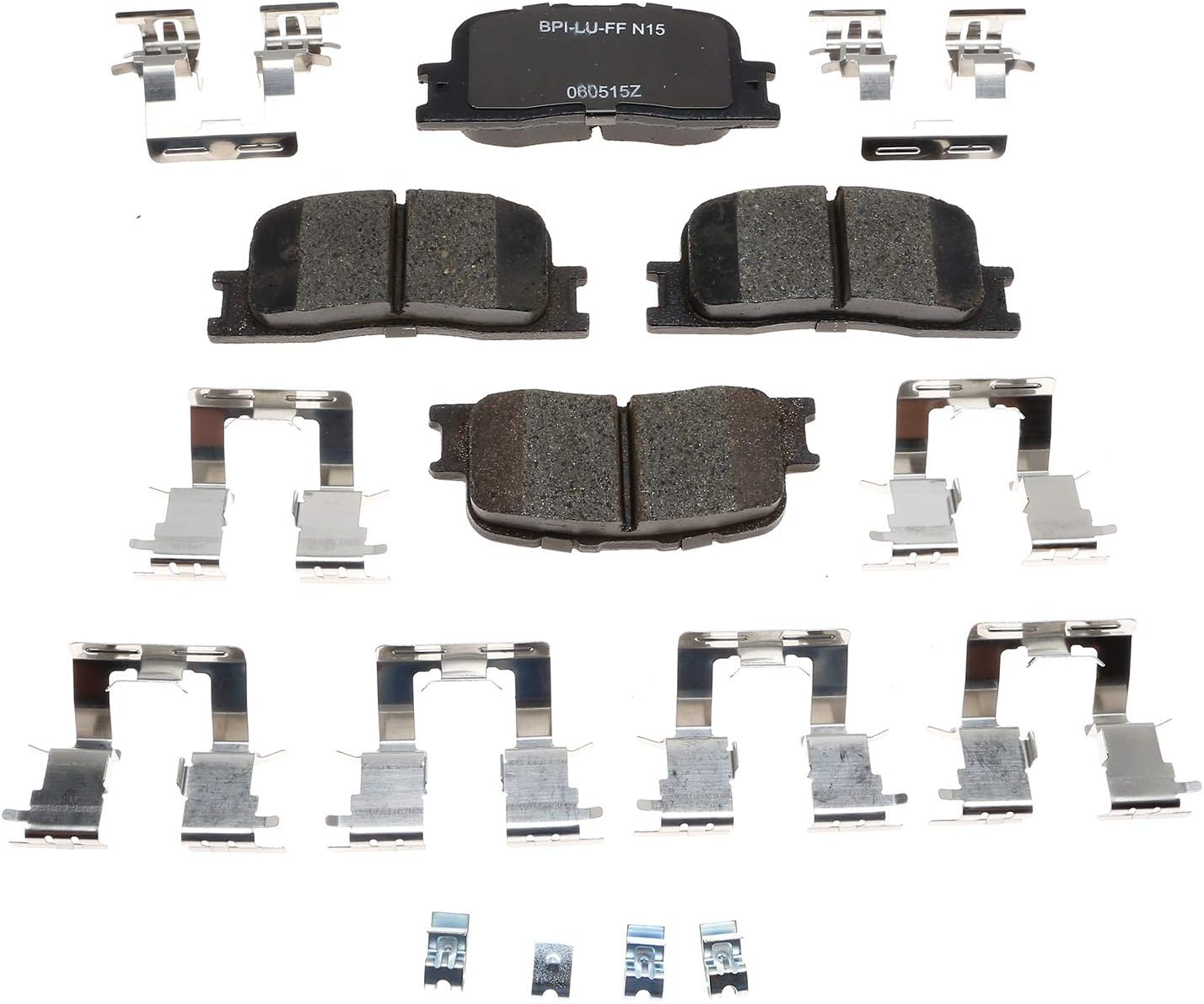 Aazon.co: Raybestos R-Line Autootive Replaceent Rear Brake Pad Set