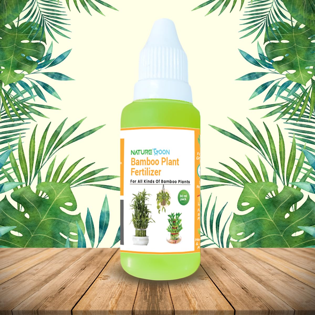 Naturegoon Lucky Bamboo Plant Food (30 ml) | Liquid fertilizer for all kind of Bamboo & Money Plants | Organic Liquid Fertilizer Drops for all Aquatic Plants (in Water) | 30 ml. (Pack of 1) (B0BYJNDHH6) Amazon Price History, Amazon Price Tracker