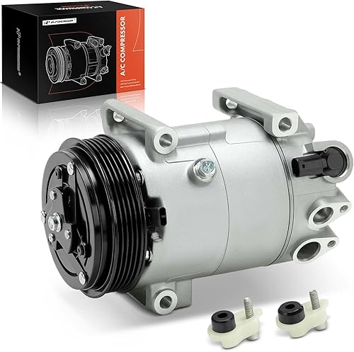 A-Premium Compresor de aire acondicionado con embrague compatible con Jeep BU Series Renegade y Fiat 500X, 2016 2017 2018, 1.4L 2.4L