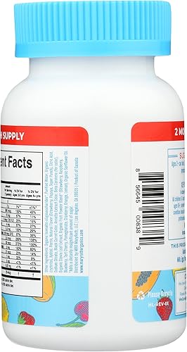 Miniatura 4 de MaryRuth Organics Vitaminas para niños Multi Sin azúcar Suministro para 2 meses Gomitas multivitamínicas para niños de 2 años en adelante