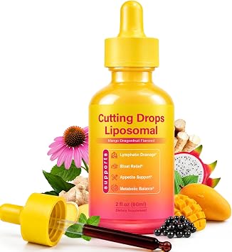 Cutting Drops - Lymphatic Drainage Drops for Bloat Relief & De-Puff Support