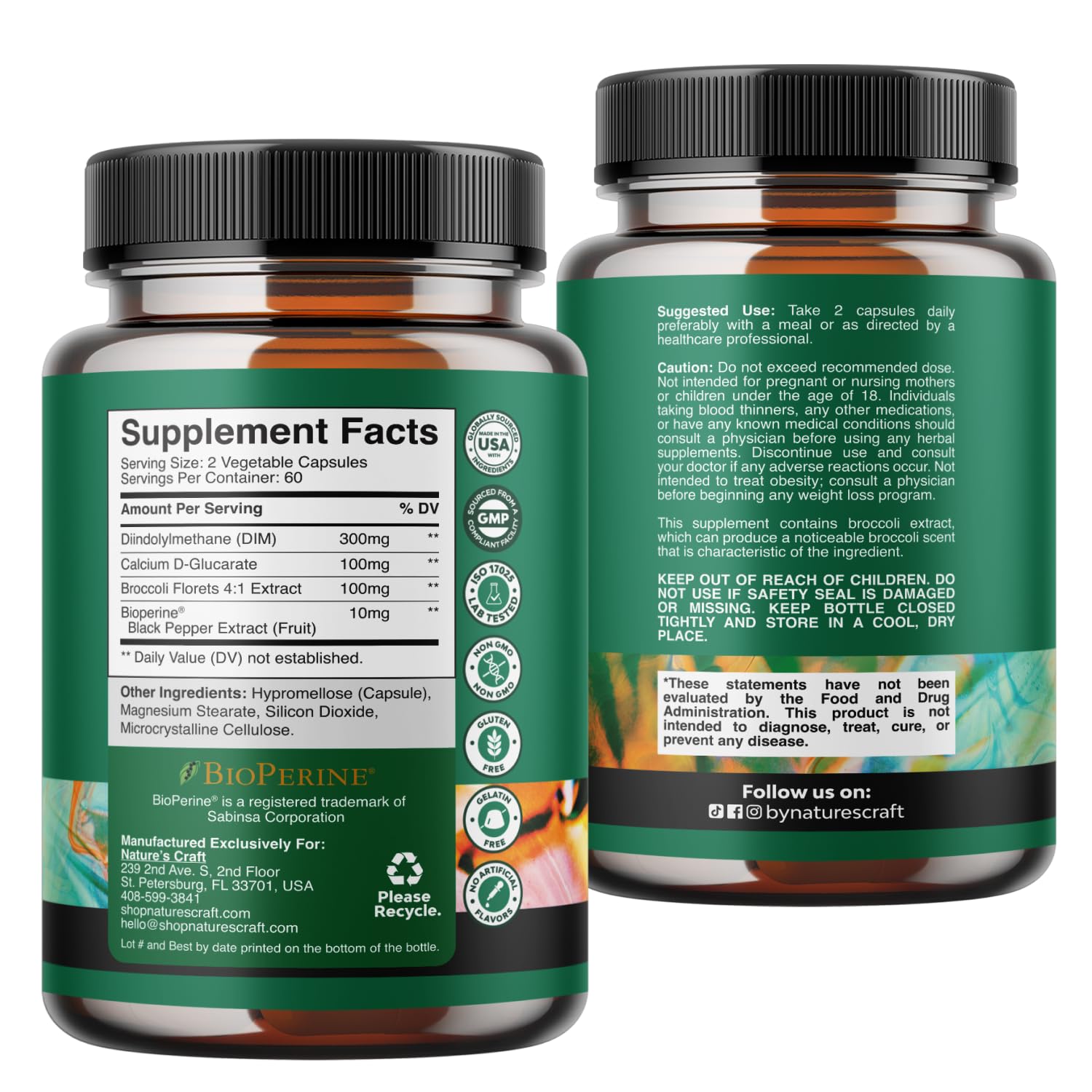 DIM Supplement for Women & Men - Hormone Support - 120 Capsules — Amazon image 7