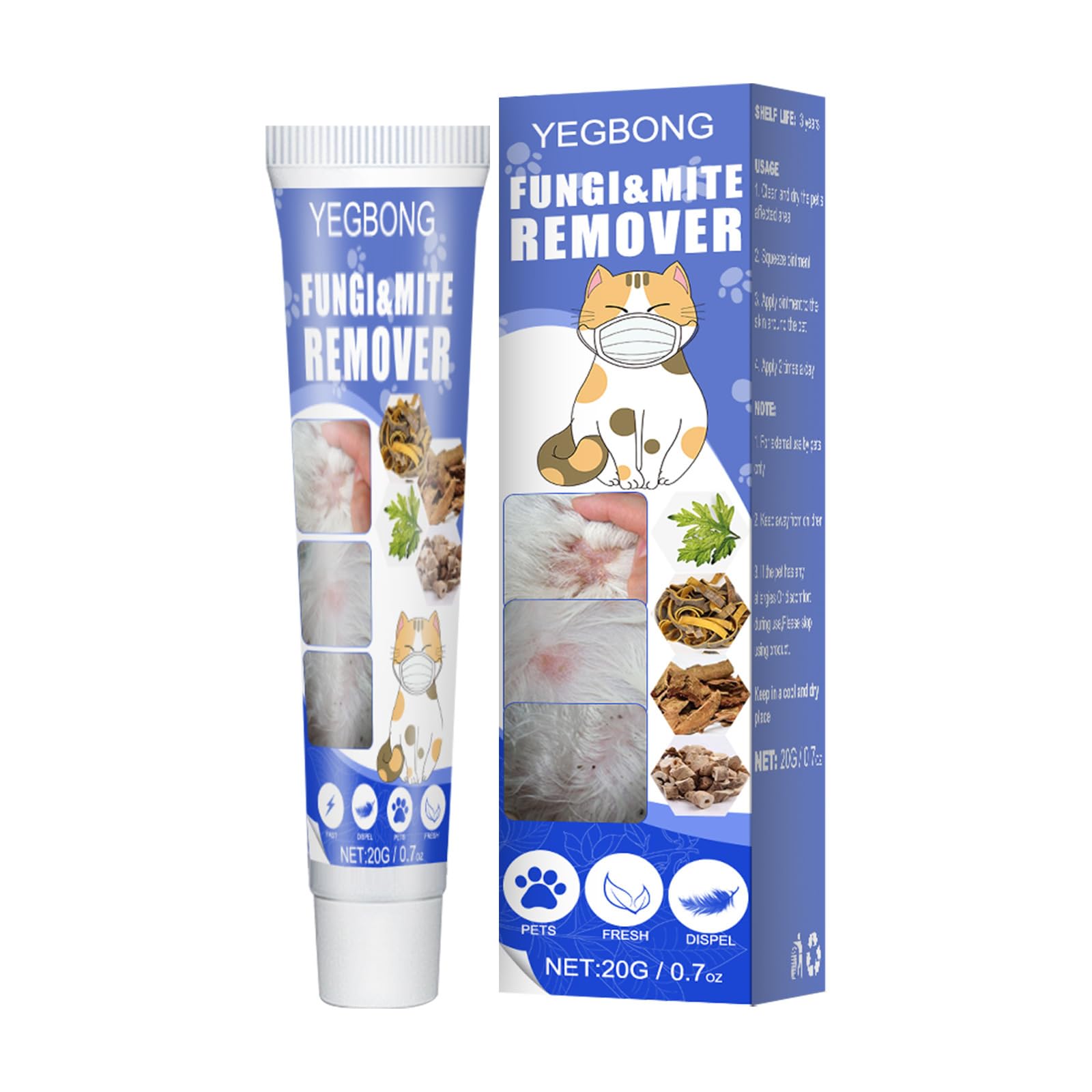 Crème Anti-démangeaison pour Animaux de Compagnie - Soulagez la Peau de Votre Animal de Compagnie Bien-aimé avec la crème Anti-démangeaison pour Animaux de Compagnie