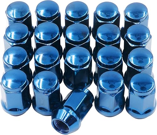 Miniatura 7 de Wheel Accessories Parts 20 tuercas de 12"-20 roscas de 1.378 in 1.38" de largo cromadas 1316" 0.827 in hexagonales para Ford Mustang 1964-14  Jeep