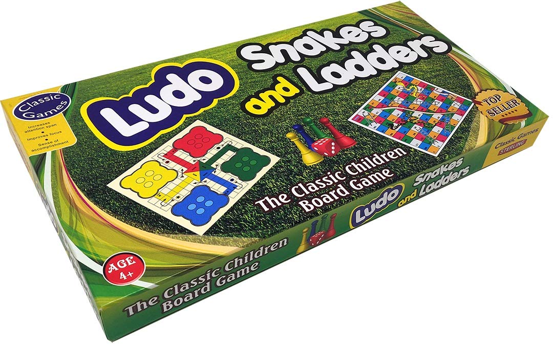 Sterling Paper, Board, Plastic Ludo Snakes and Ladders for All Ages (Multicolour), All Ages, Multicolor (B07MXJBHKP) Amazon Price History, Amazon Price Tracker