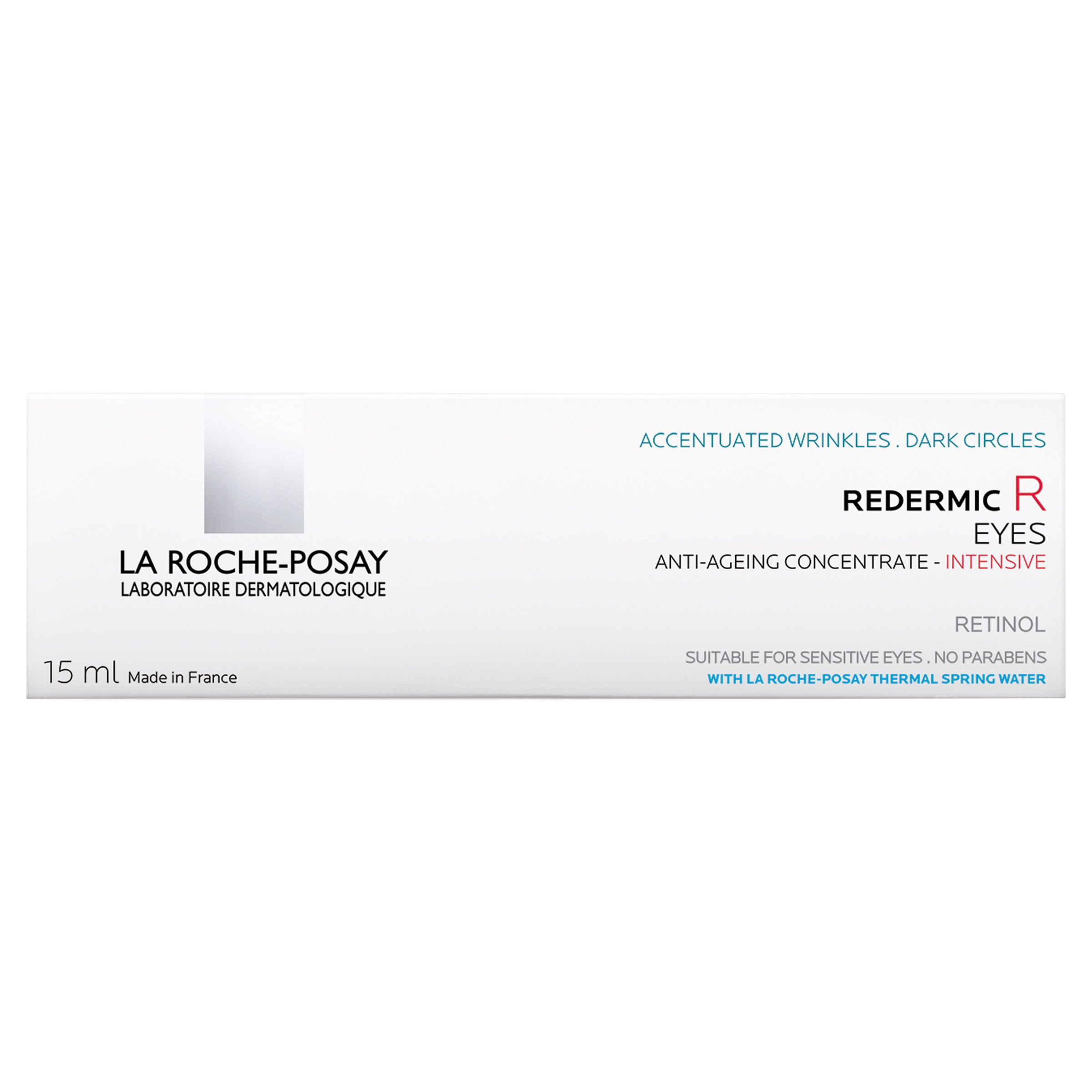La Roche Posay Redermic R, Crema Contorno Occhi Anti-Età, Per Tutti i Tipi di Pelle, Zero Occhiaie e Zero Rughe, Pelle Levigata, Arricchita con Retinolo e Caffeina, 15 ml