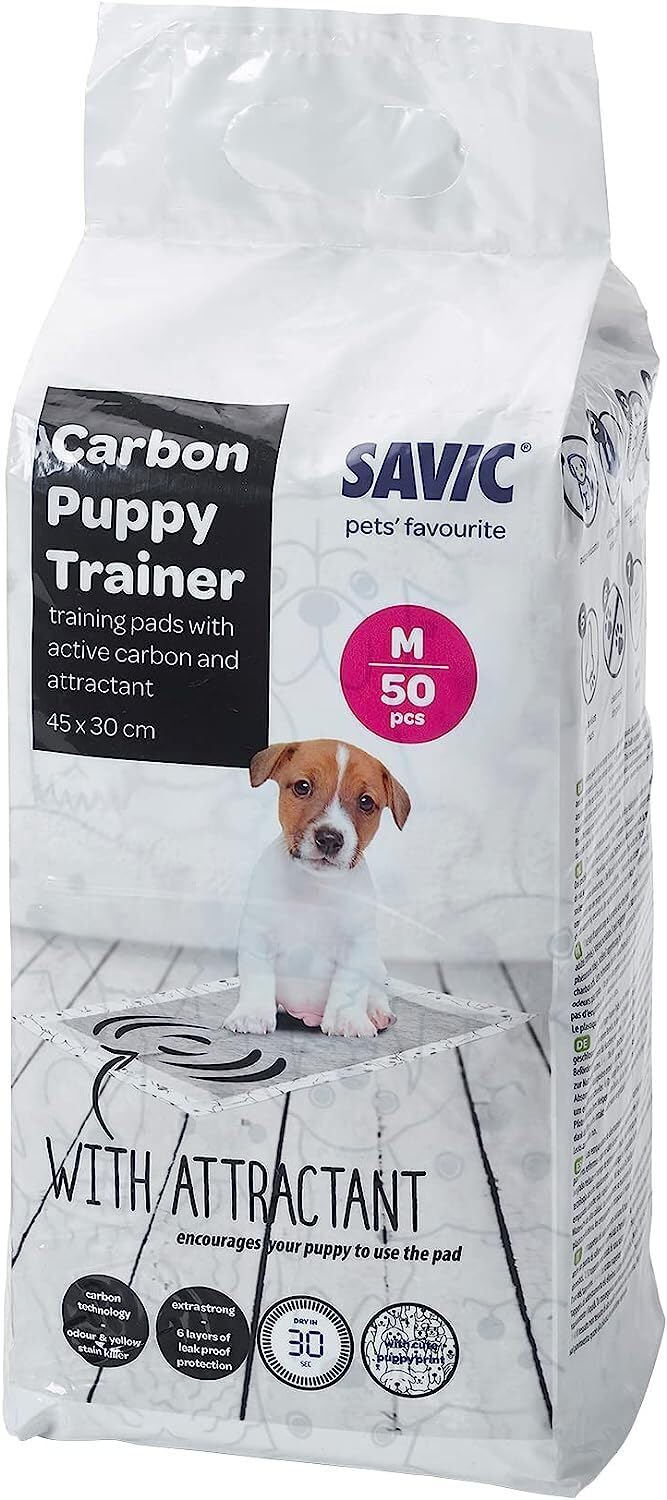 Puppy Carbon Training Pads M 45x30cm (50)