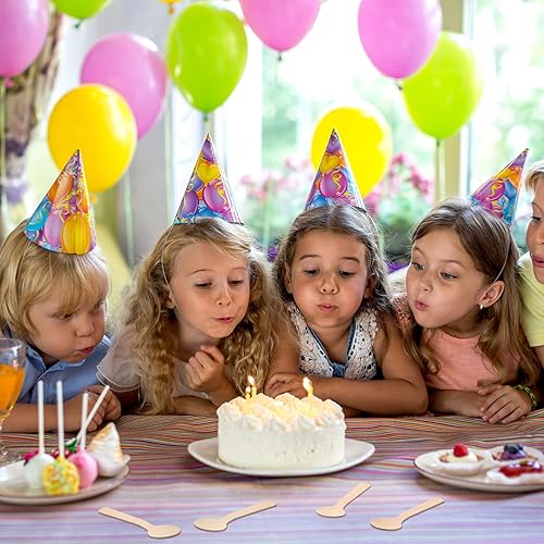 Miniatura 7 de Paquete de 500 mini cucharas de madera desechables de 3.9 pulgadas, cucharas de madera de abedul, cucharas de postre de madera pequeñas, utensilios