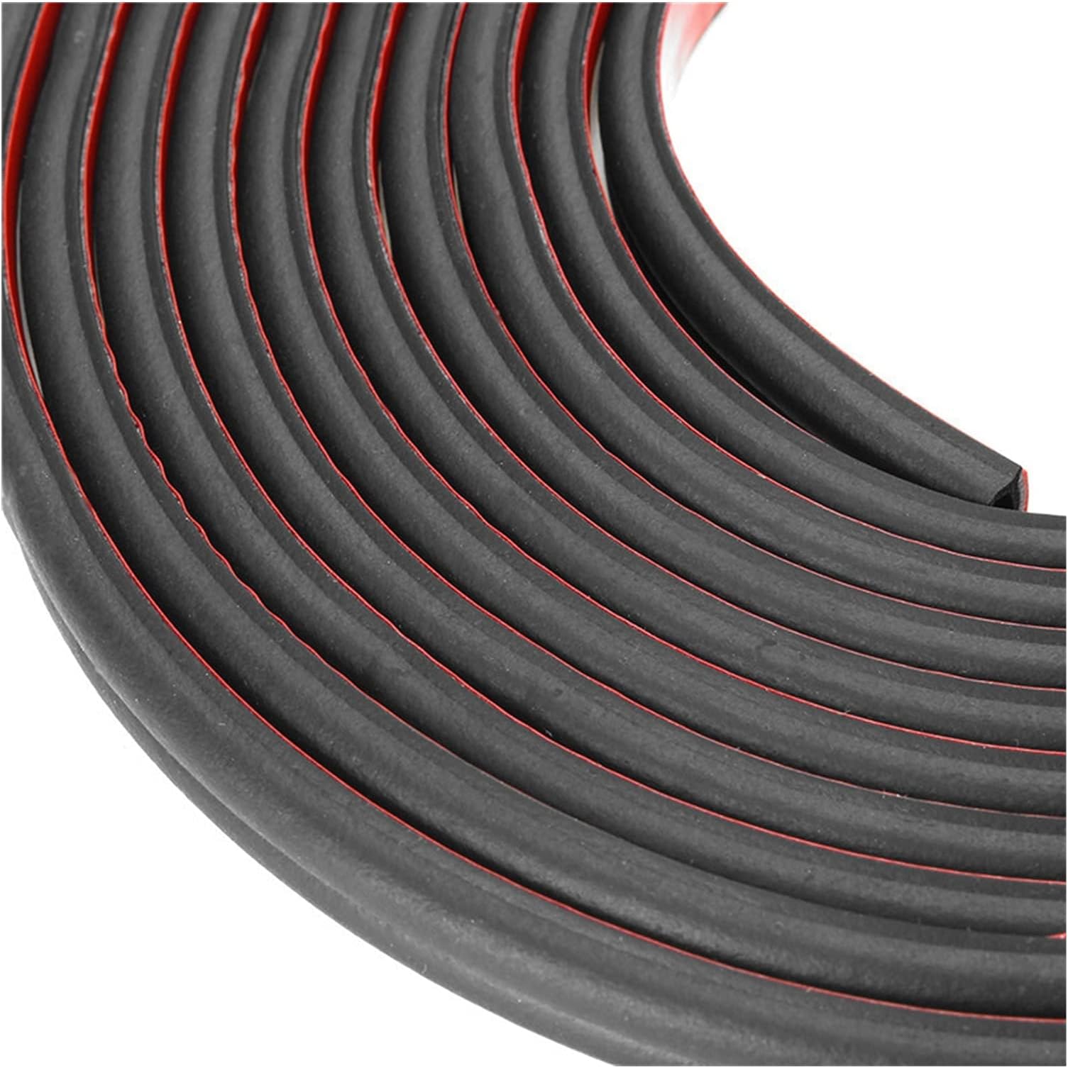 TAOTT 2M/5M/16M/25M Car Rubber Seal Strips B Type Auto Double Layer Stickers Fit For Door Runk Sound Insulation Interior Accessories Accessories (Color Name : 25m)