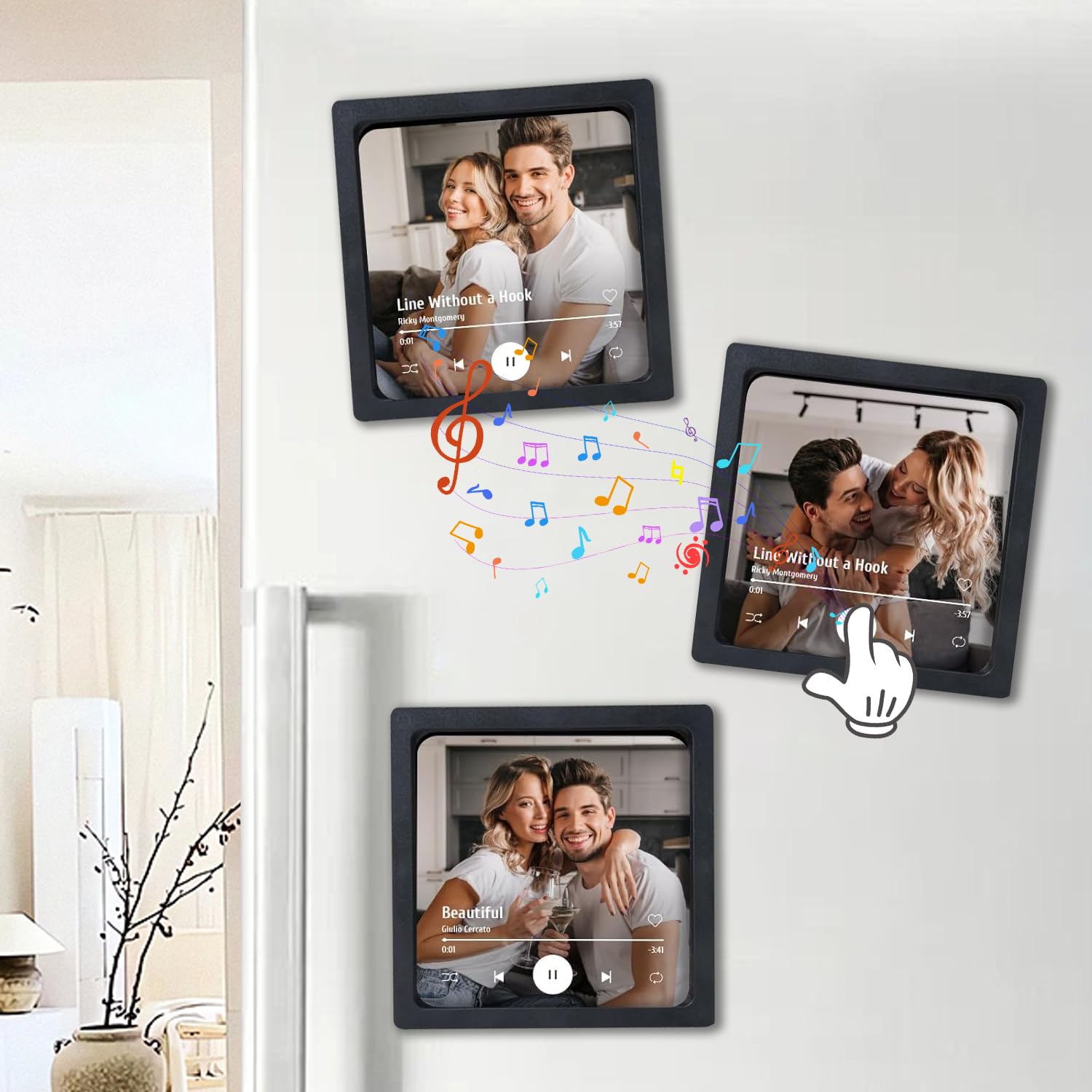 Aimants De Réfrigérateur Personnalisés Pour Décoration De Maison, Cuisine, Bureau, Anniversaire, Mariage, Voyage