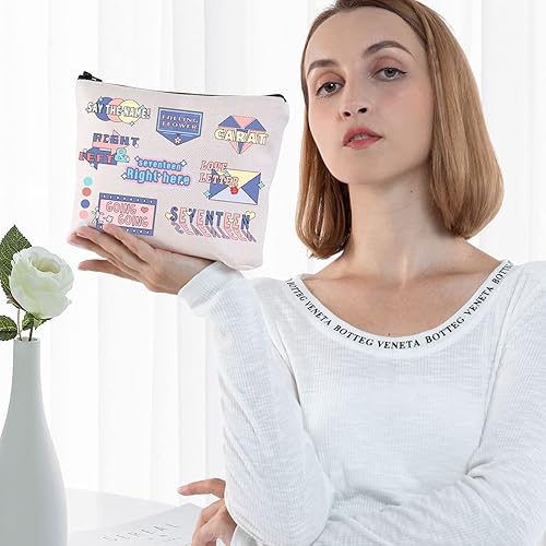 Miniatura 3 de K-Pop Boy Band Bolsa de maquillaje cosmética K-Pop Lover Regalos Álbum de música inspirado regalos K Pop Band mercancía, Goinggoing, Bolsa