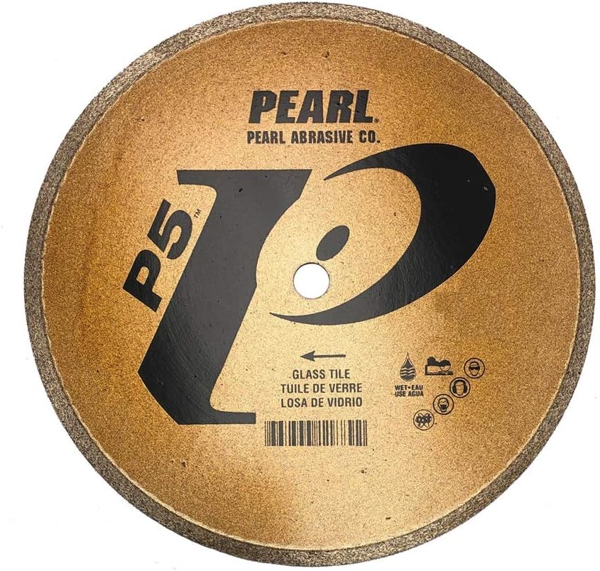 Pearl Abrasive P5 DTL07G Glass Tile Blade 7 x .048 x 5/8 Diamond Blades