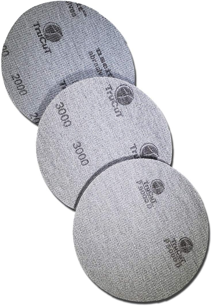 Creating the Difference TruCut Sanding Pads | Made Specifically for Bowling Balls | Resurfacing – Surface Management (3 Pack Variety High Grits, 5 inch)