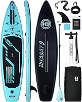 Vista 1 de Inflatable Stand Up Paddle Board with Premium SUP Accessories & Camera Mount, Inflatable Ultra-Light (17.3lbs) Paddle Board for Adults & Youth of