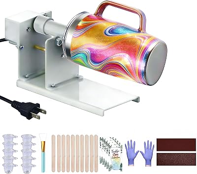 ERZHE Cup Spinner Auto-Rotating Drying Stand for 20-30oz Tumblers, Stable & Silent Motor DIY Gift for Tumbler Lovers