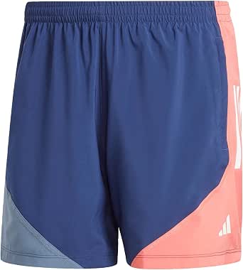 adidas Men's Own The Run Base Colorblock Shorts, Dark Blue/Preloved Ink ...